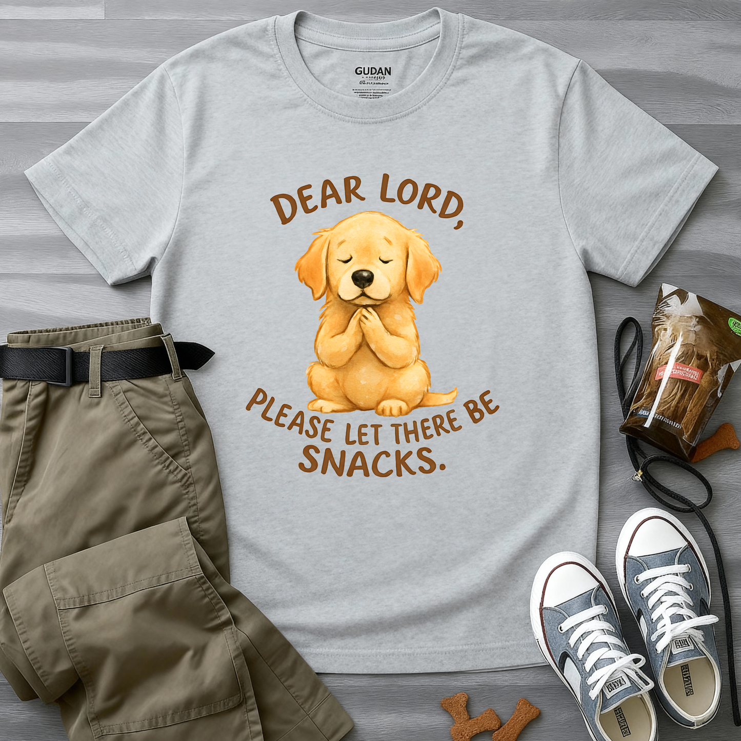 Dear Lord. Please Let There Be Snacks T-Shirt