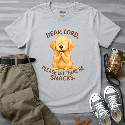 Dear Lord. Please Let There Be Snacks T-Shirt