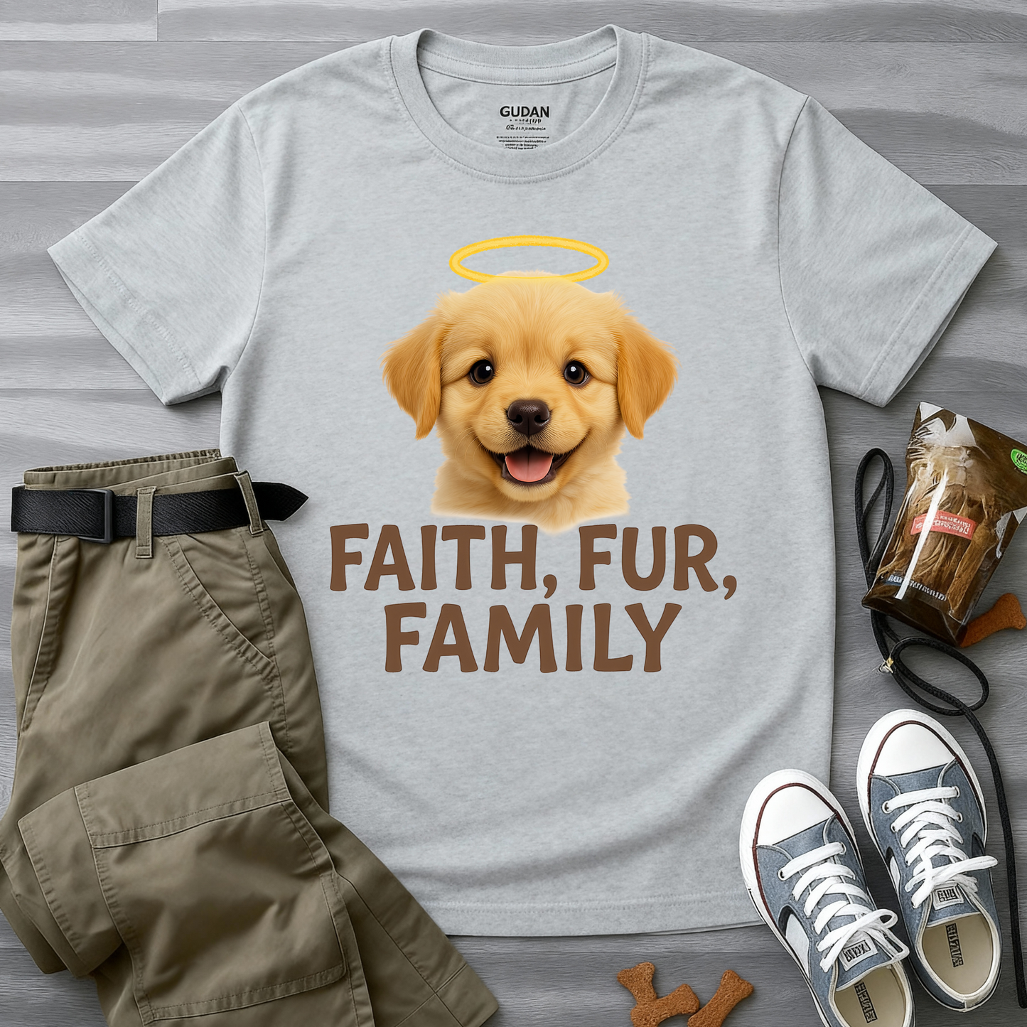 Faith, Fur, Family T-Shirt
