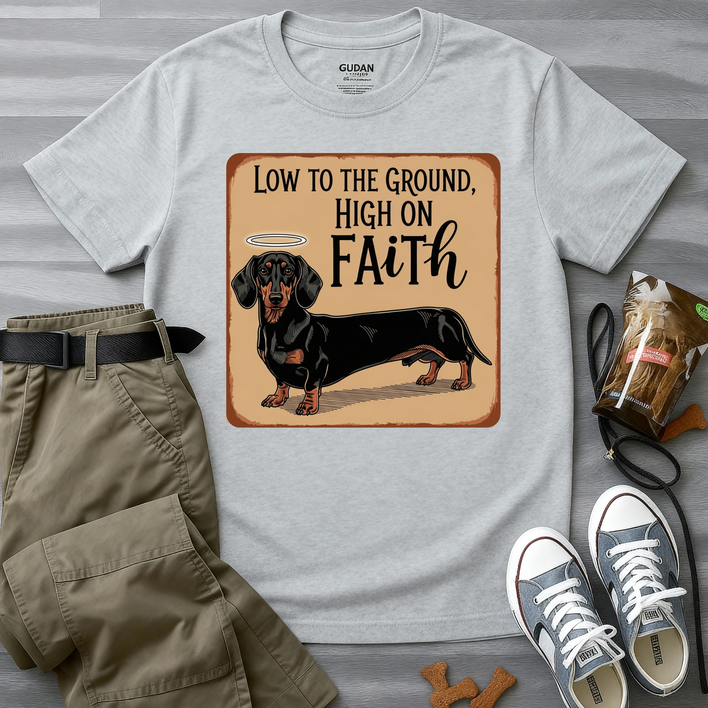 Low To The Ground High On Faith T-Shirt