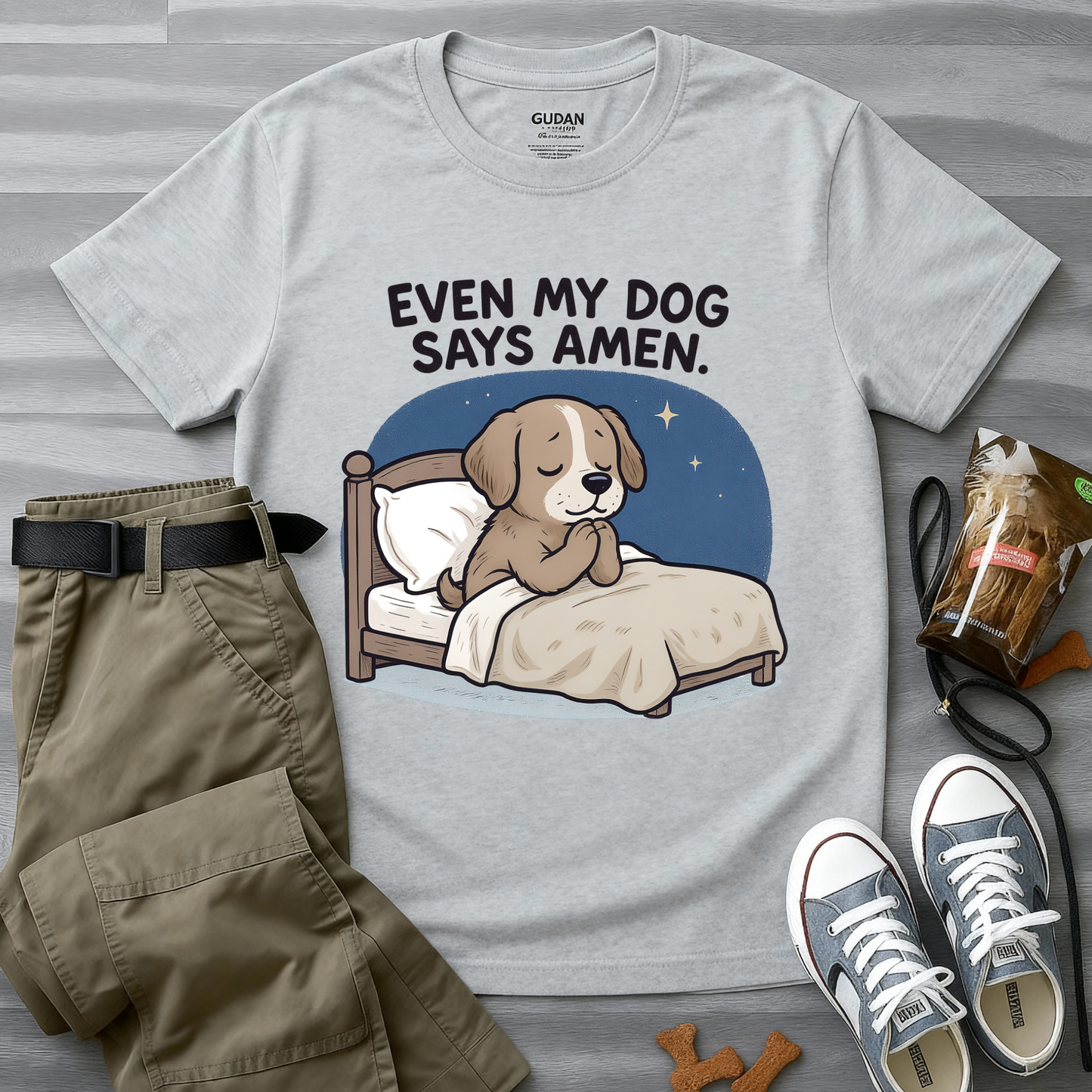 Even My Dog Says Amen T-Shirt