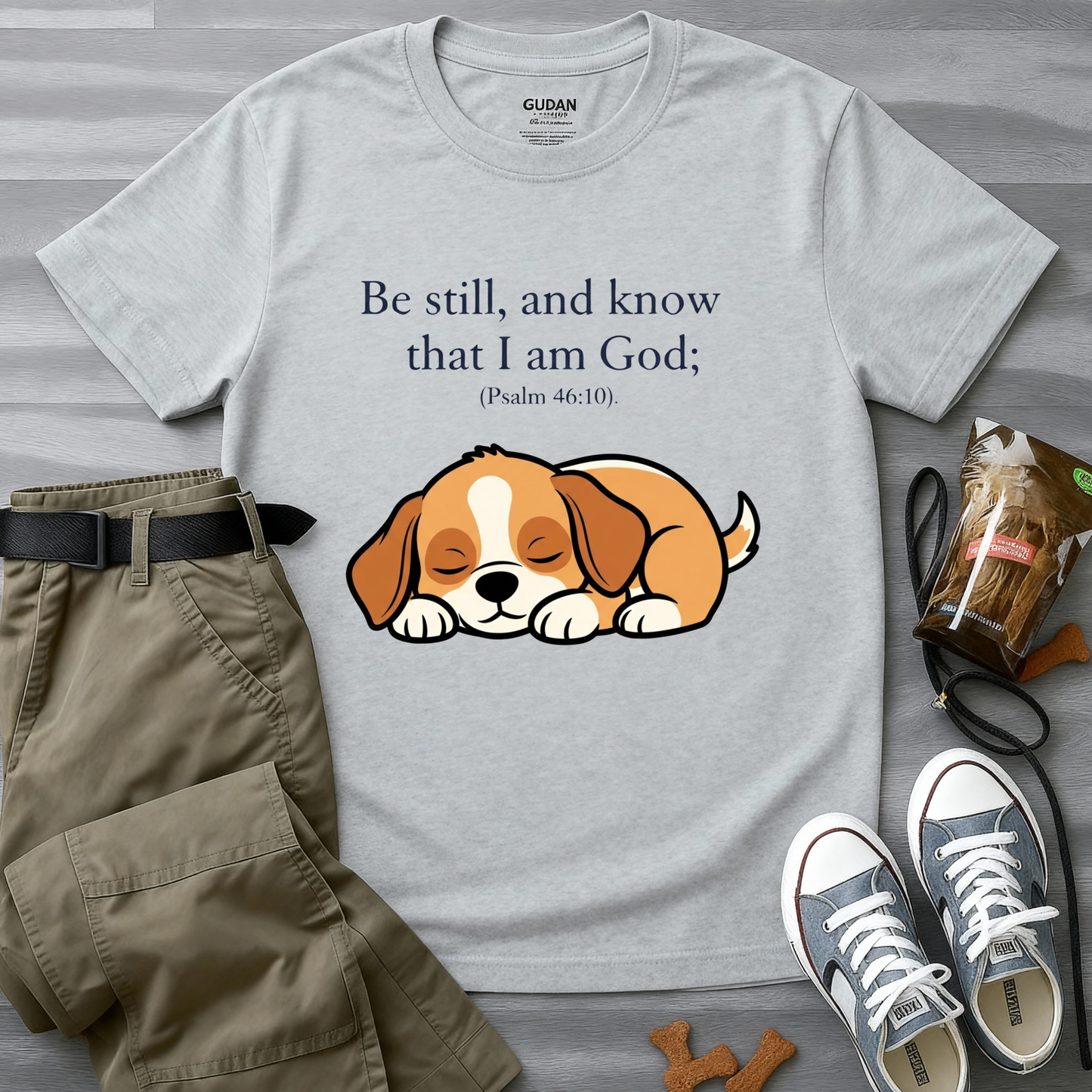 Be still, and know that I am God;(Psalm 46:10) T-Shirt