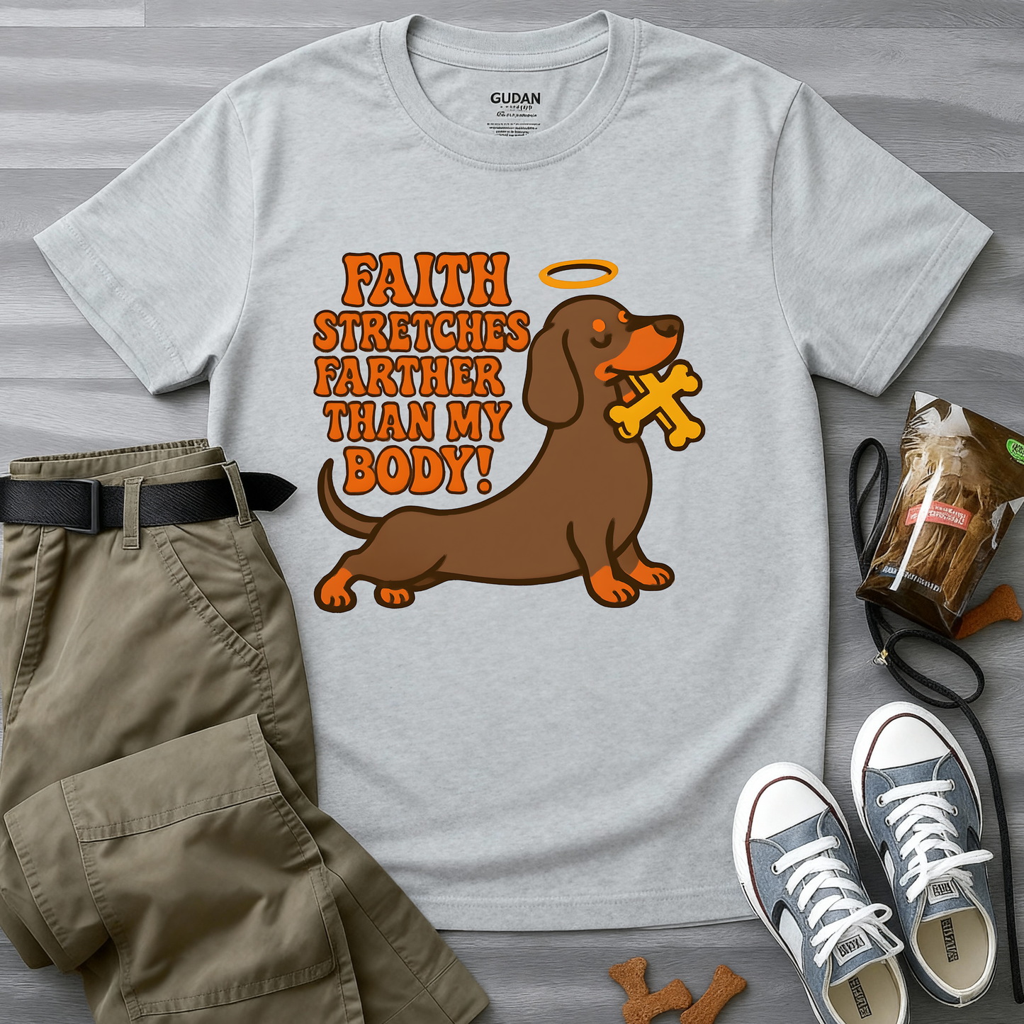 Faith Stretches Farther Than My Body T-Shirt