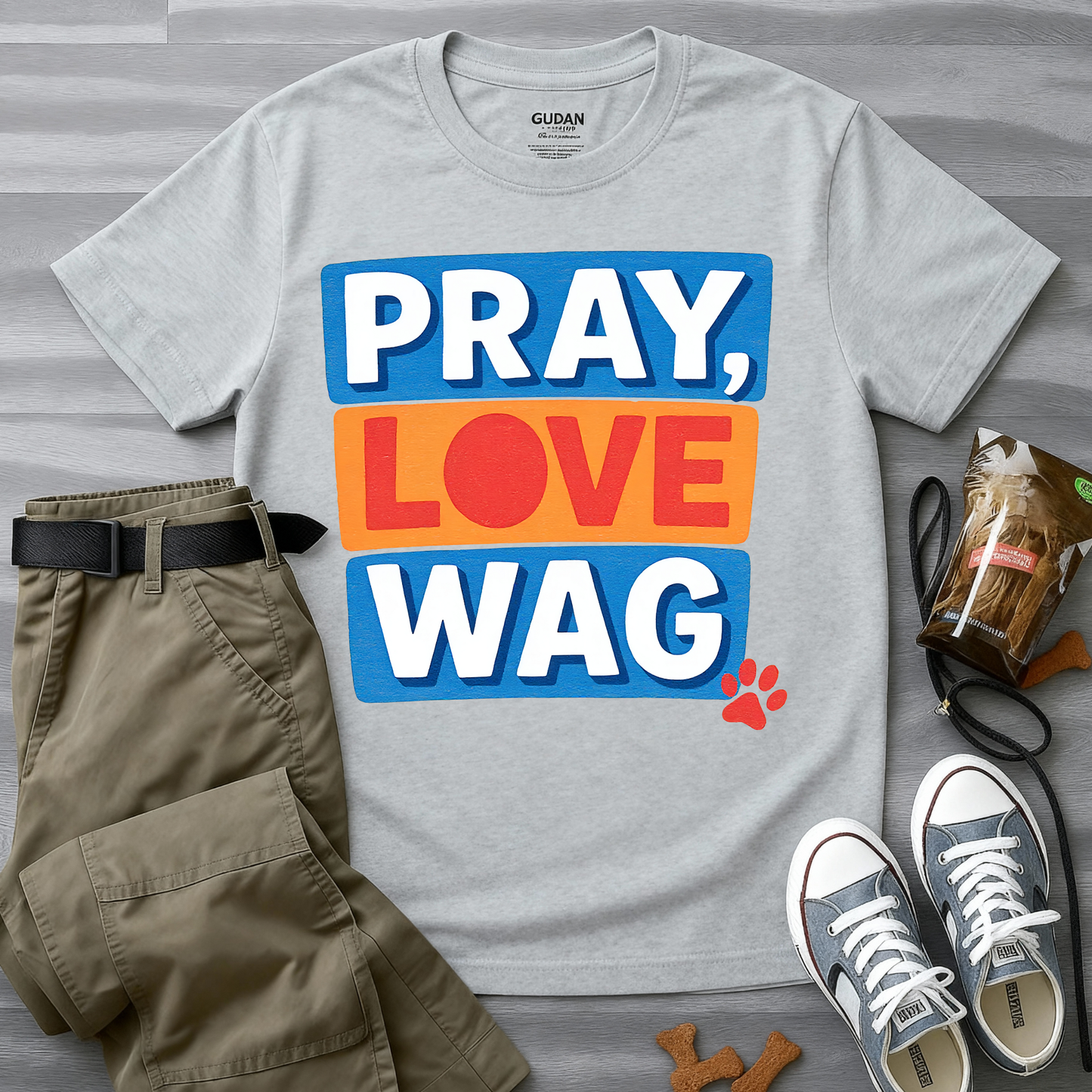 Pray Love Wag T-Shirt