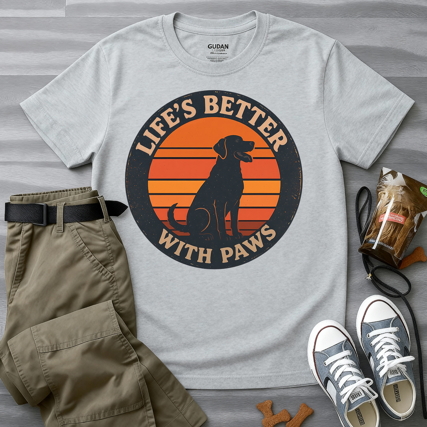 Life's Better With Paws T-Shirt
