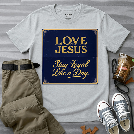 Love Like Jesus Stay Loyal Like A Dog T-Shirt