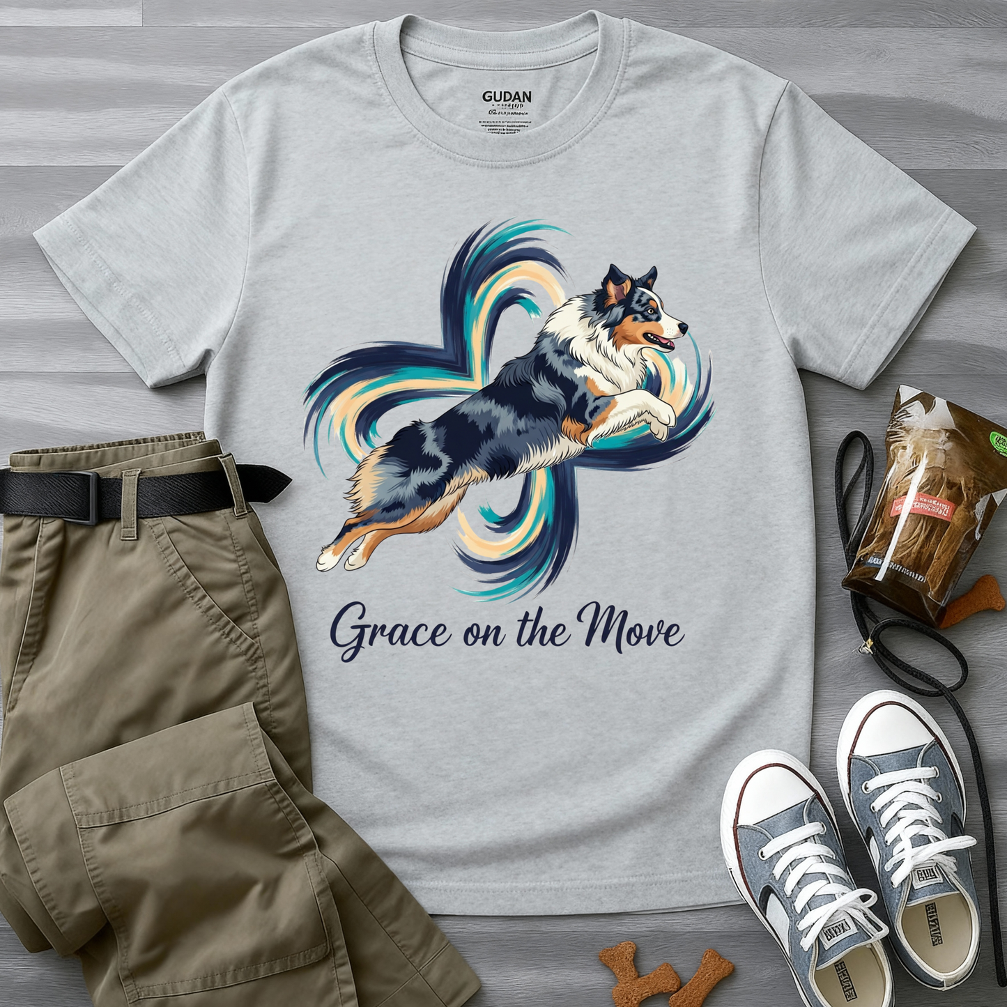 Grace on the Move, Aussie T-Shirt