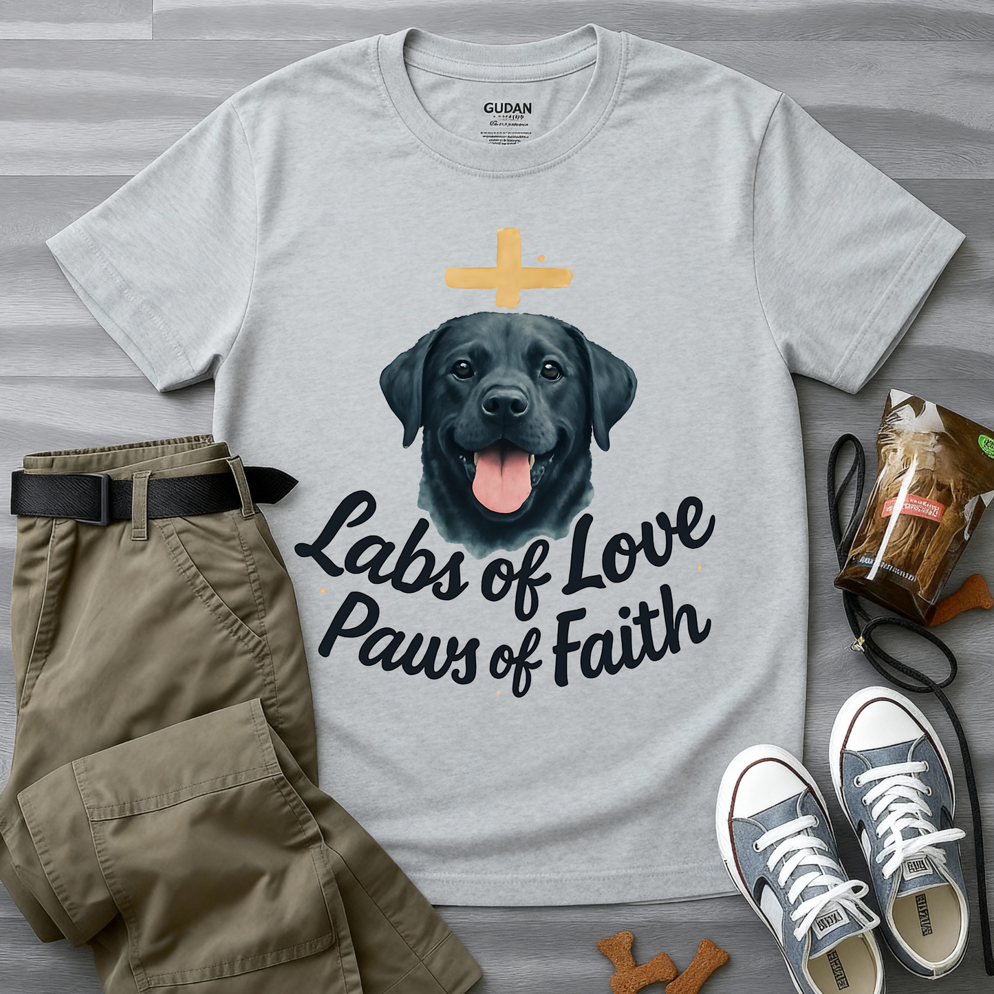 Labs Of Love Paws Of Faith T-Shirt