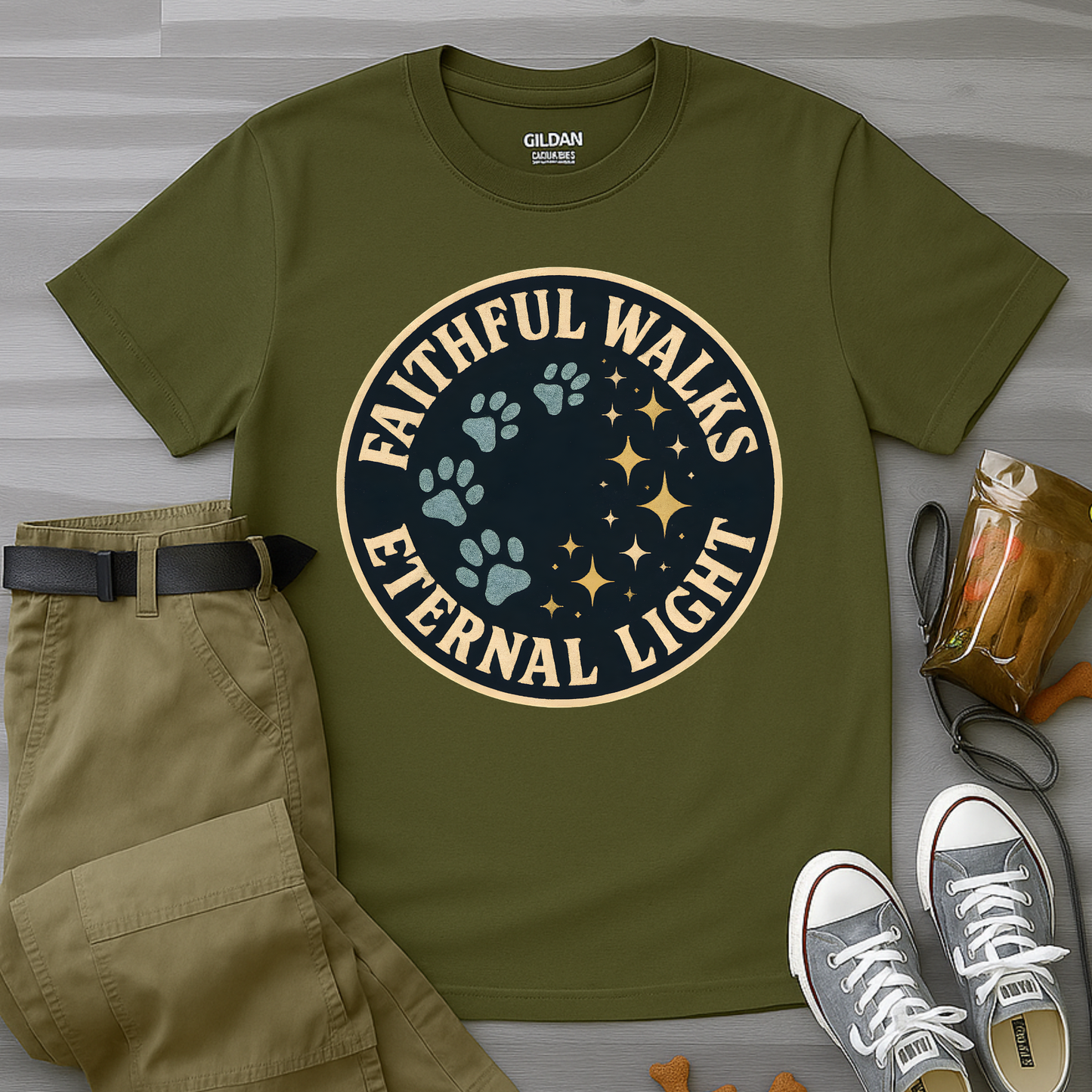 Faithful Walks Eternal Walks Vintage T-Shirt