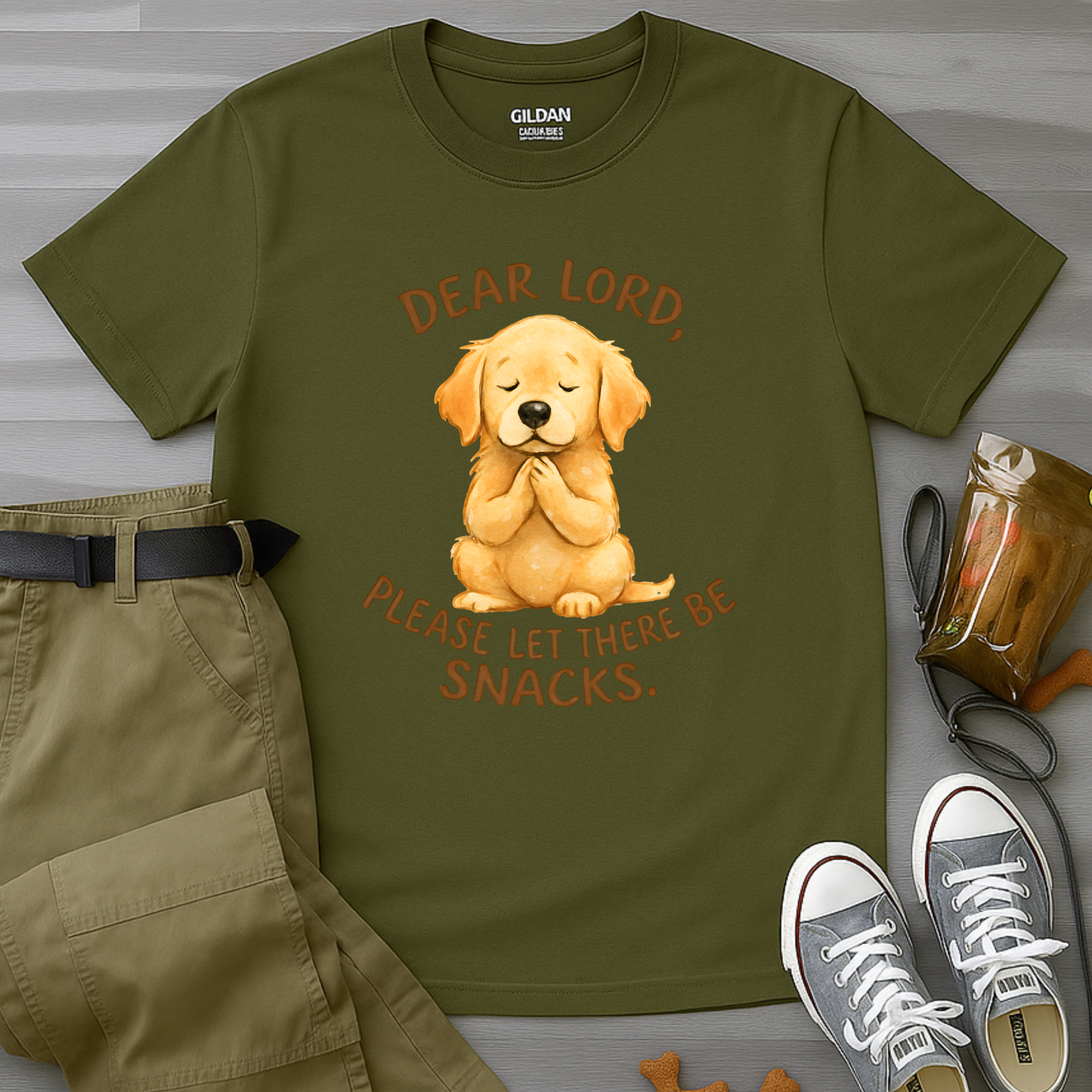 Dear Lord. Please Let There Be Snacks T-Shirt
