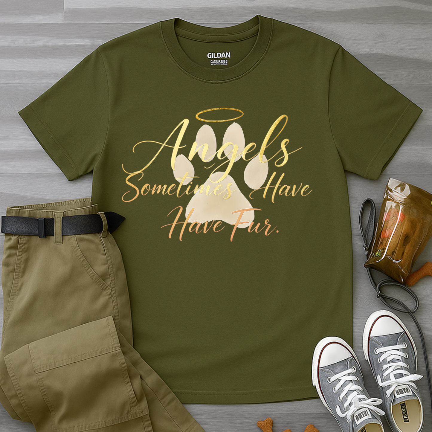 Angels Sometimes Have Fur T-Shirt