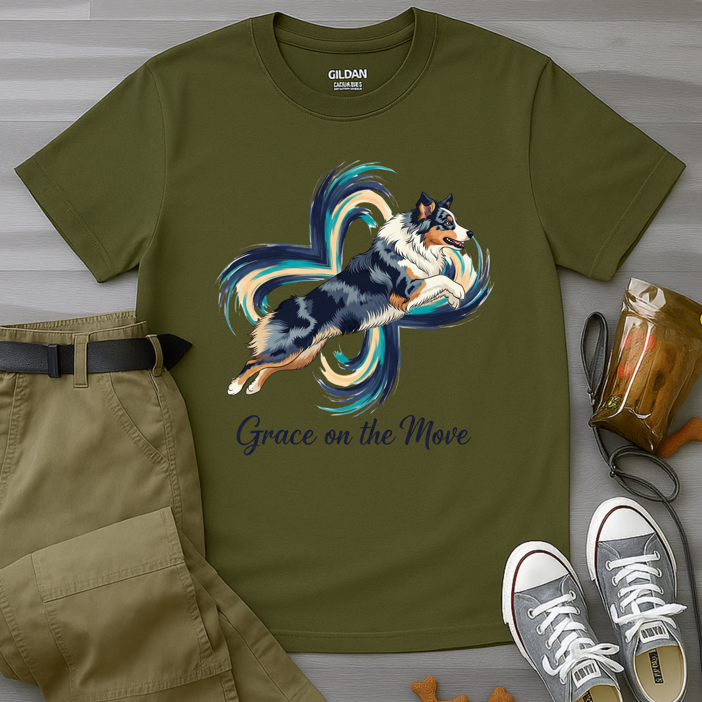 Grace on the Move, Aussie T-Shirt