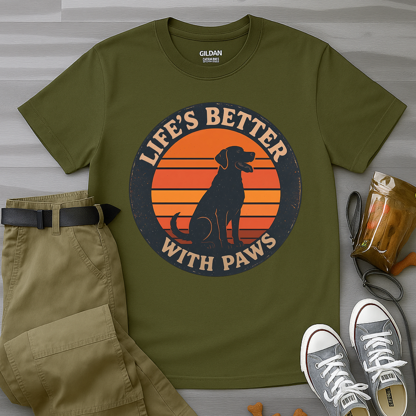 Life's Better With Paws T-Shirt