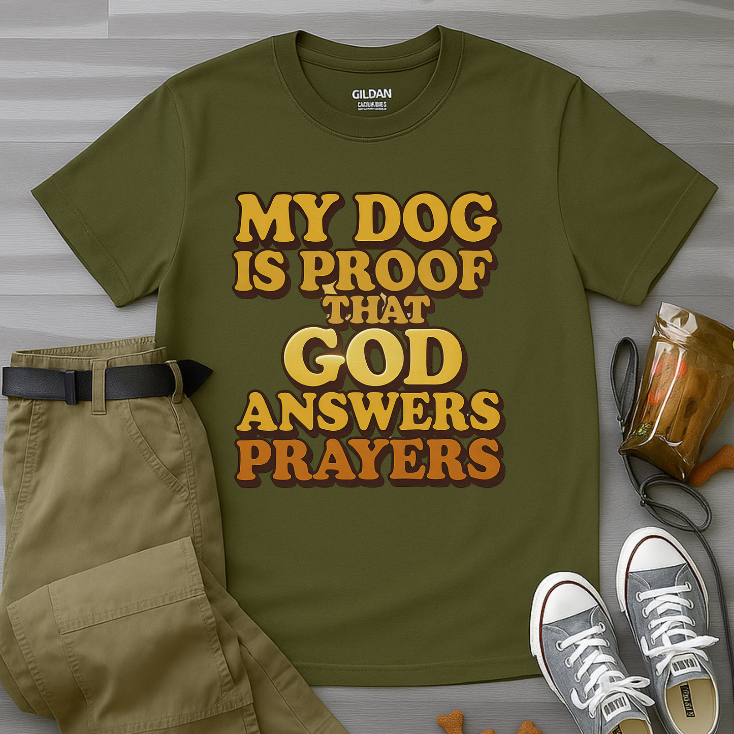 My Dog Is Proof That God Answers Prayers T-Shirt