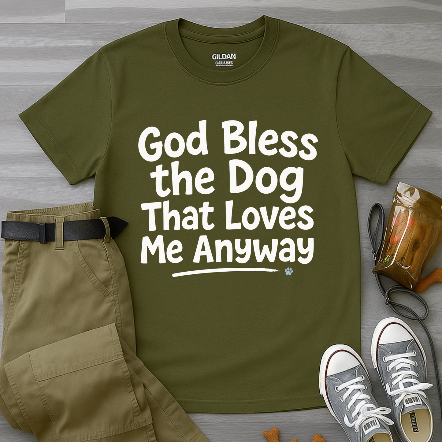 God Bless The Dog That Loves Me Anyway T-Shirt