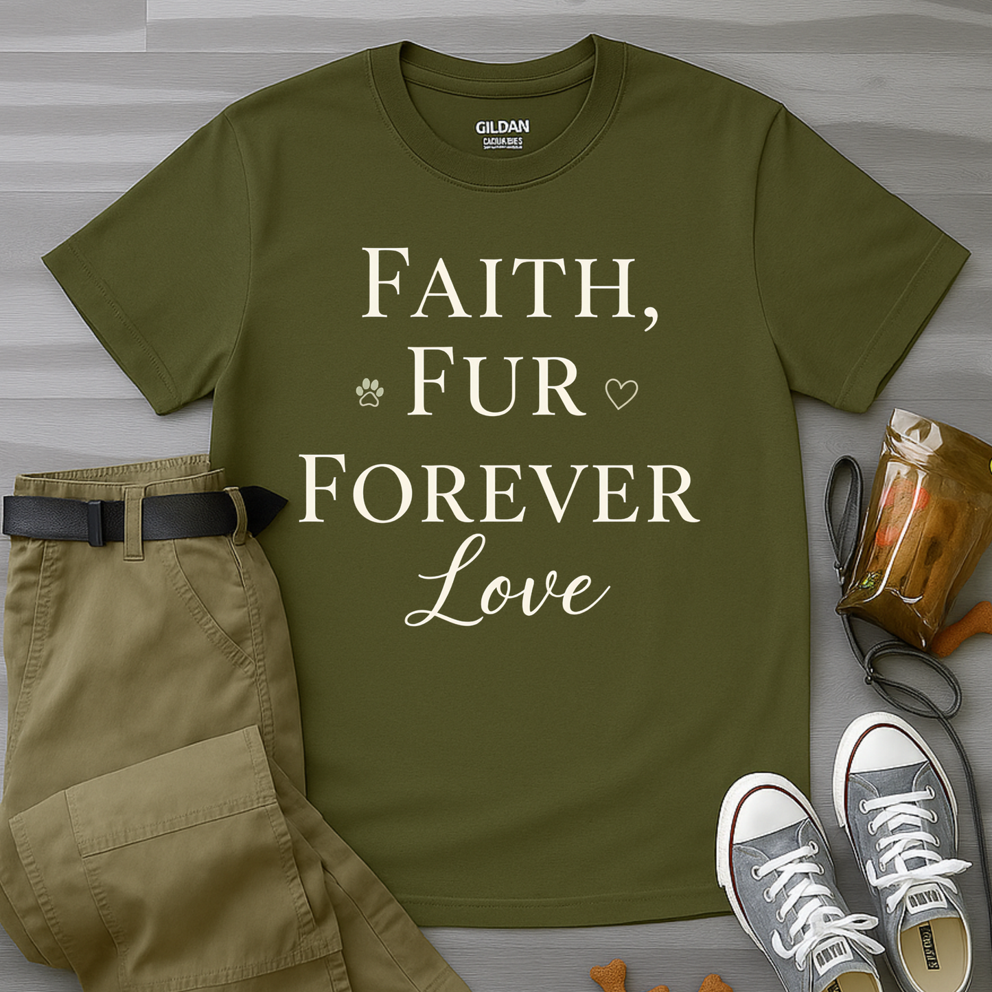 Faith Fur Forever Love T-Shirt