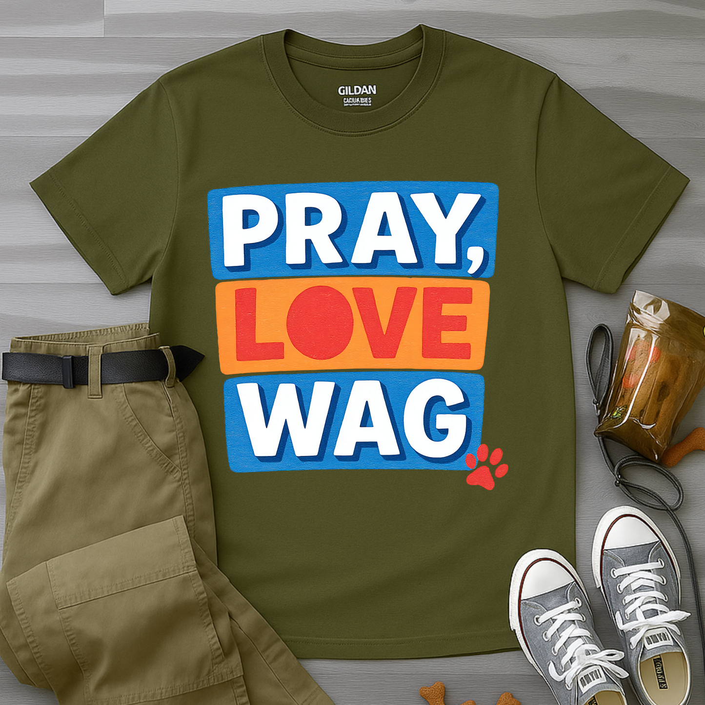 Pray Love Wag T-Shirt