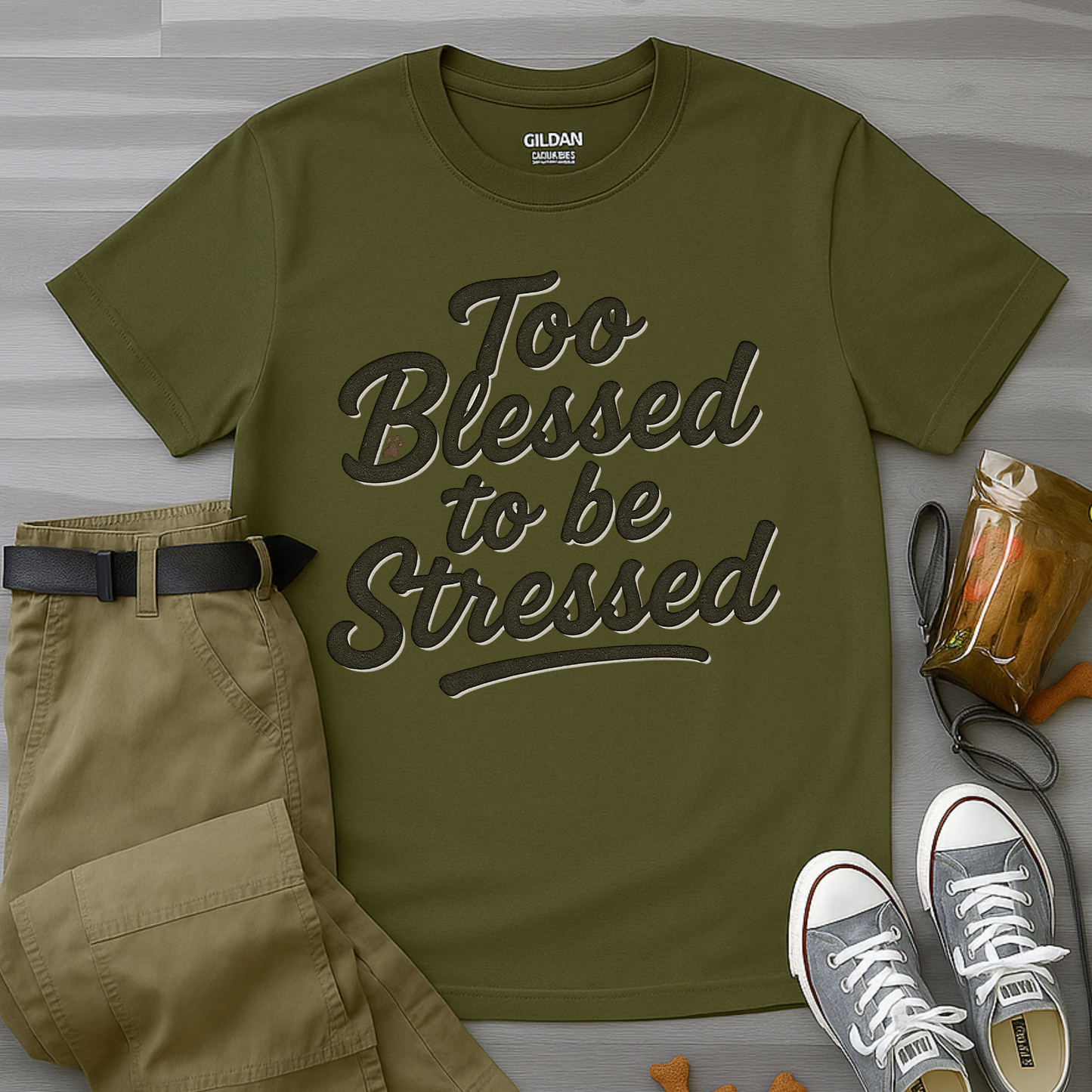 Too Blessed To Be Stressed T-Shirt