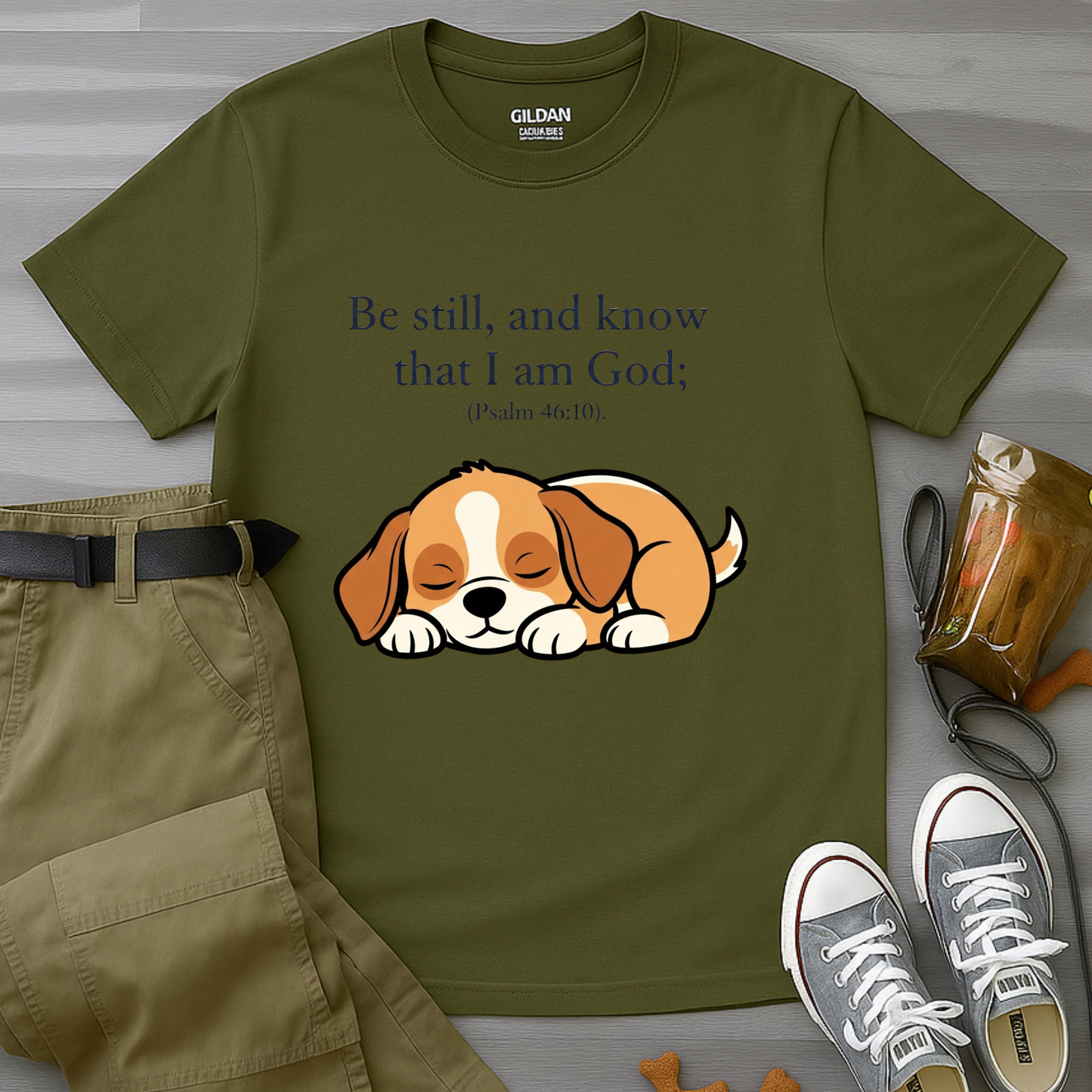Be still, and know that I am God;(Psalm 46:10) T-Shirt