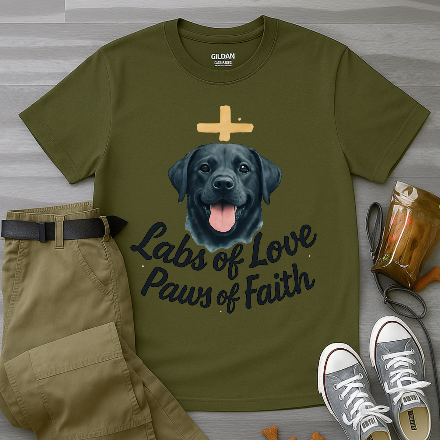 Labs Of Love Paws Of Faith T-Shirt