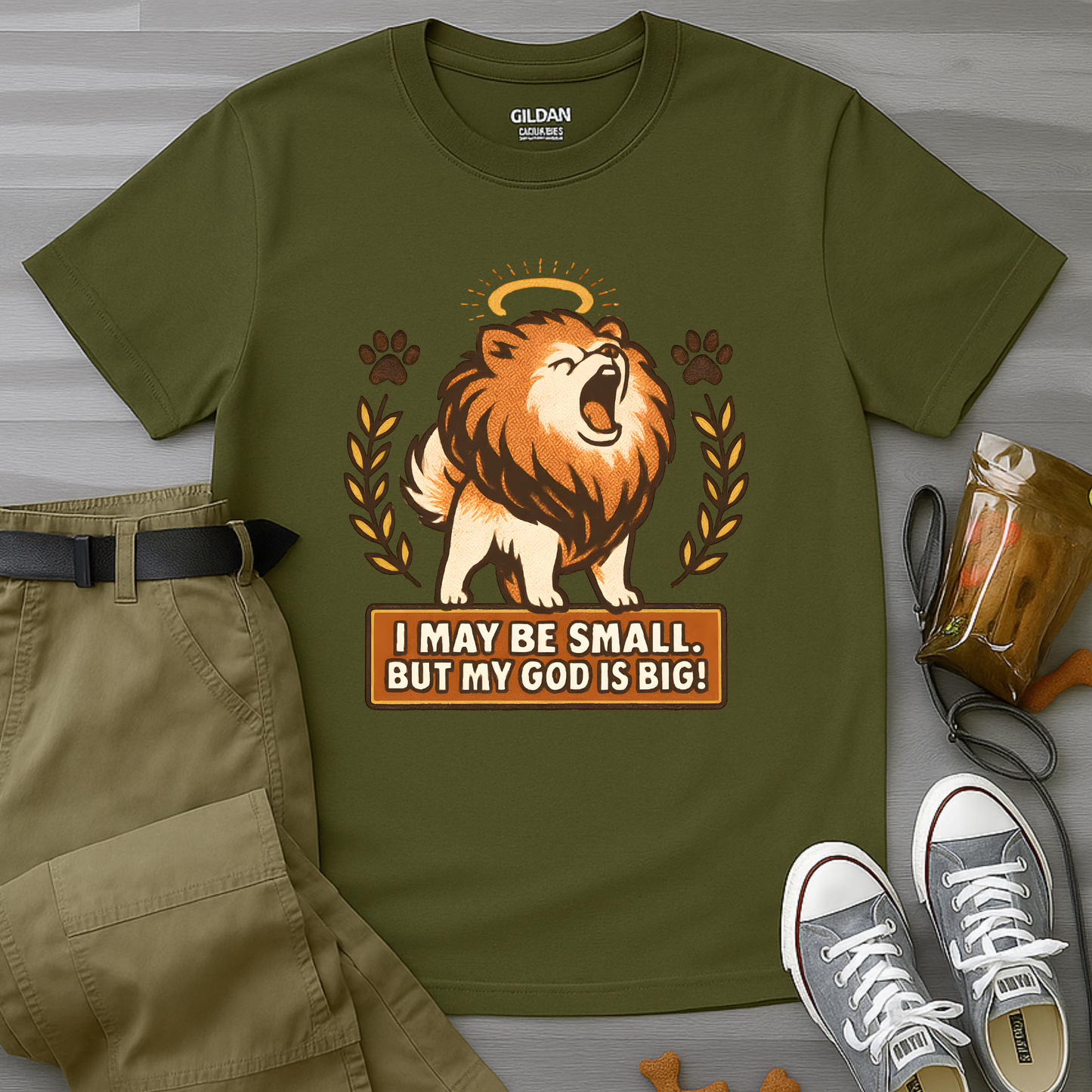 I May Be Small But My God Is Big T-Shirt