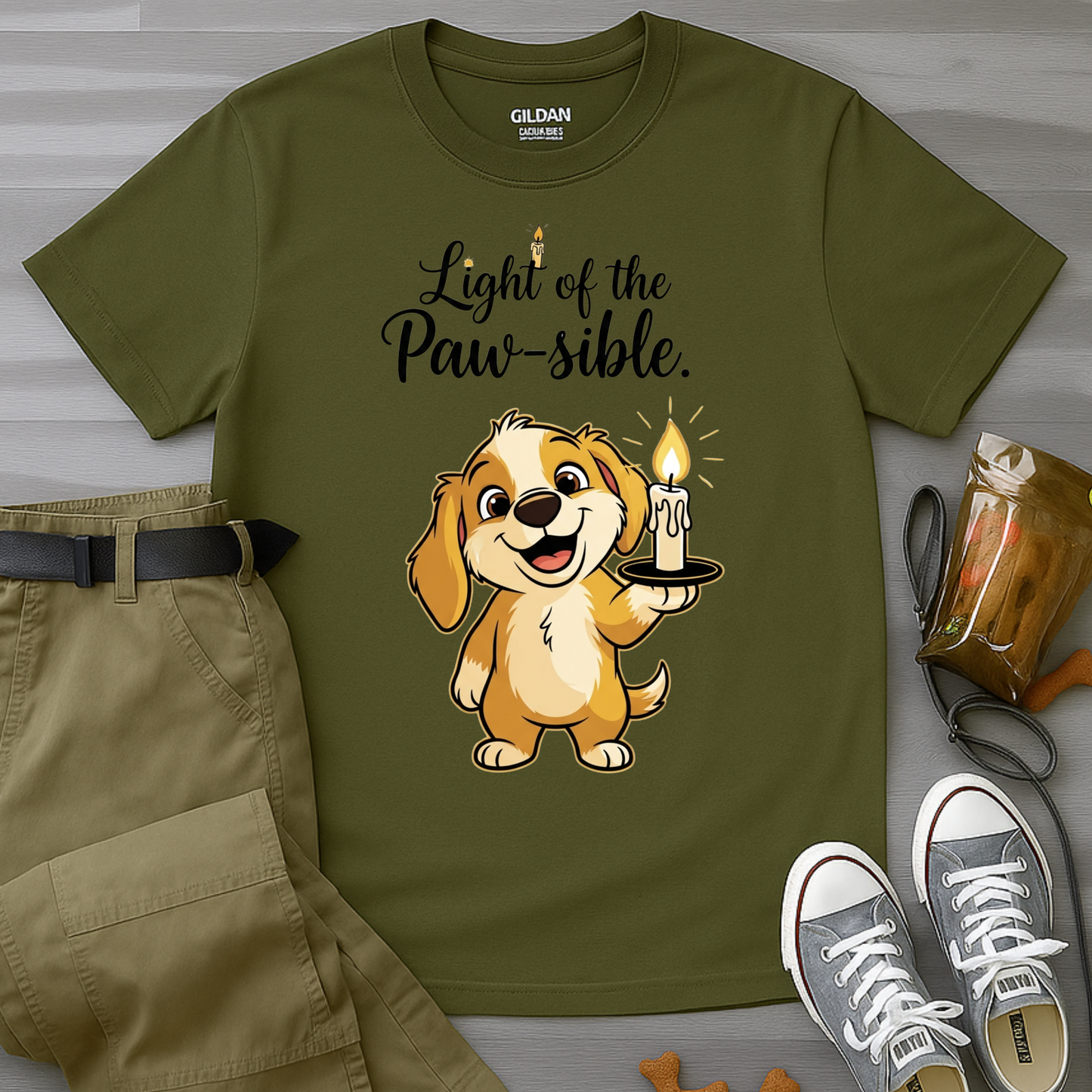 Light of the Paw‑sible T-Shirt