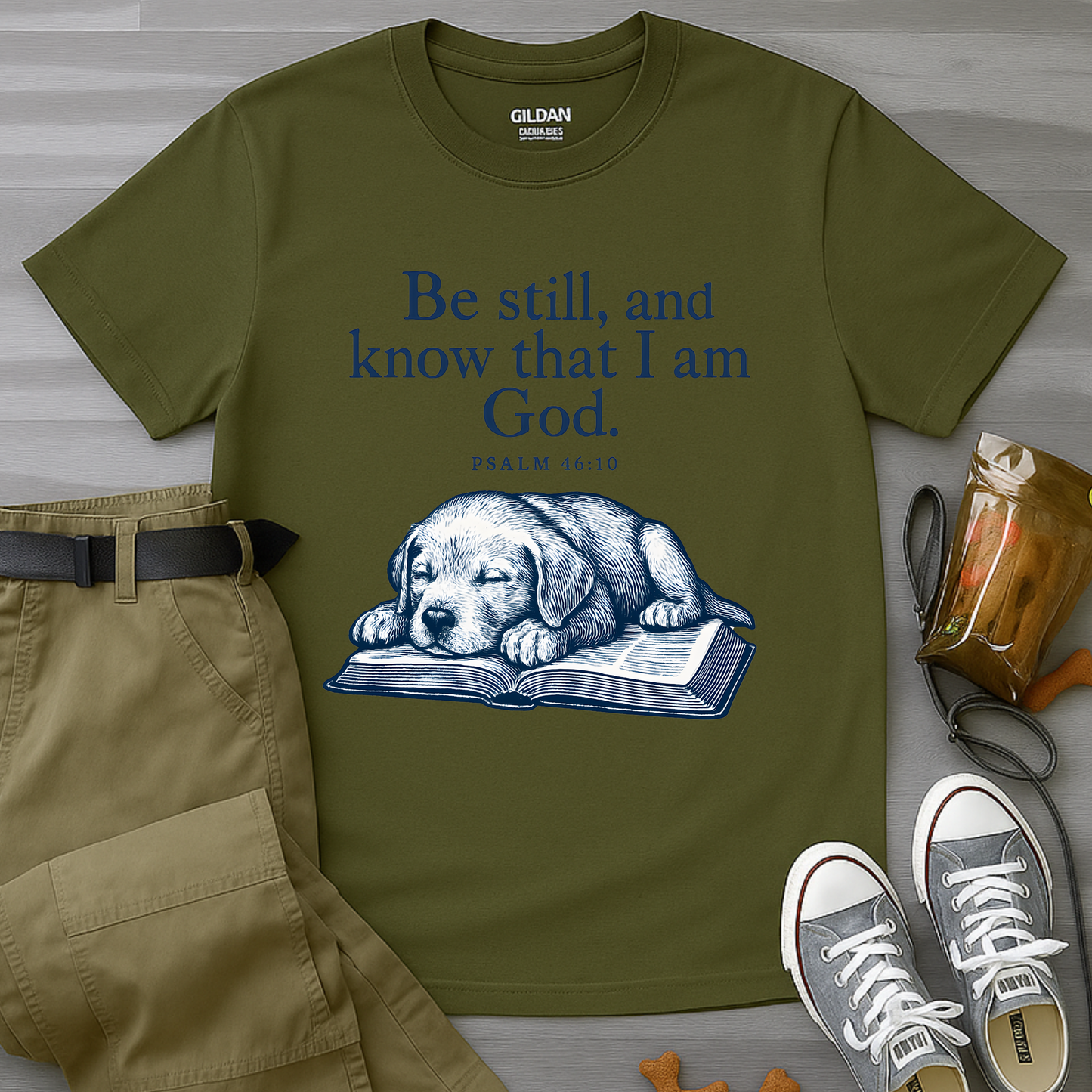 Be still, and know that I am God;(Psalm 46:10) T-Shirt