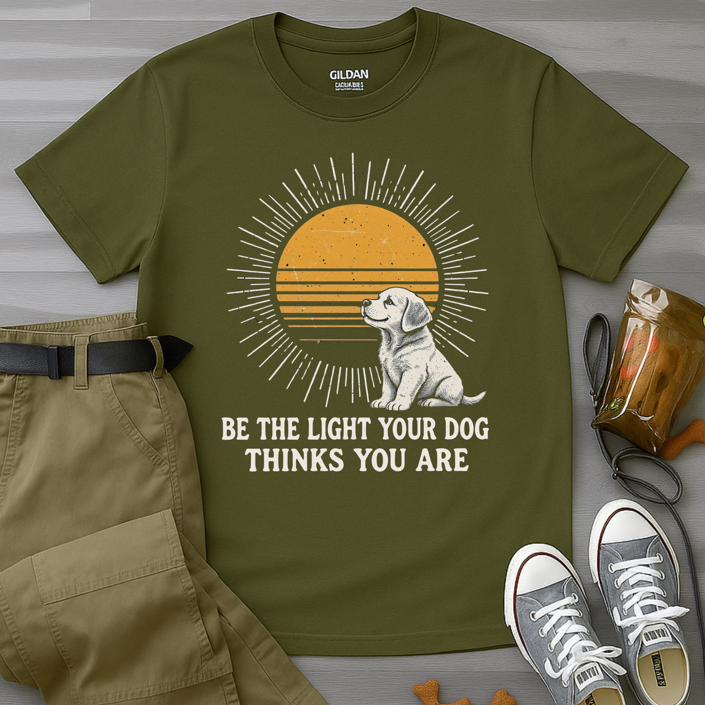 Be The Light Your Dog Thinks You Are T-Shirt