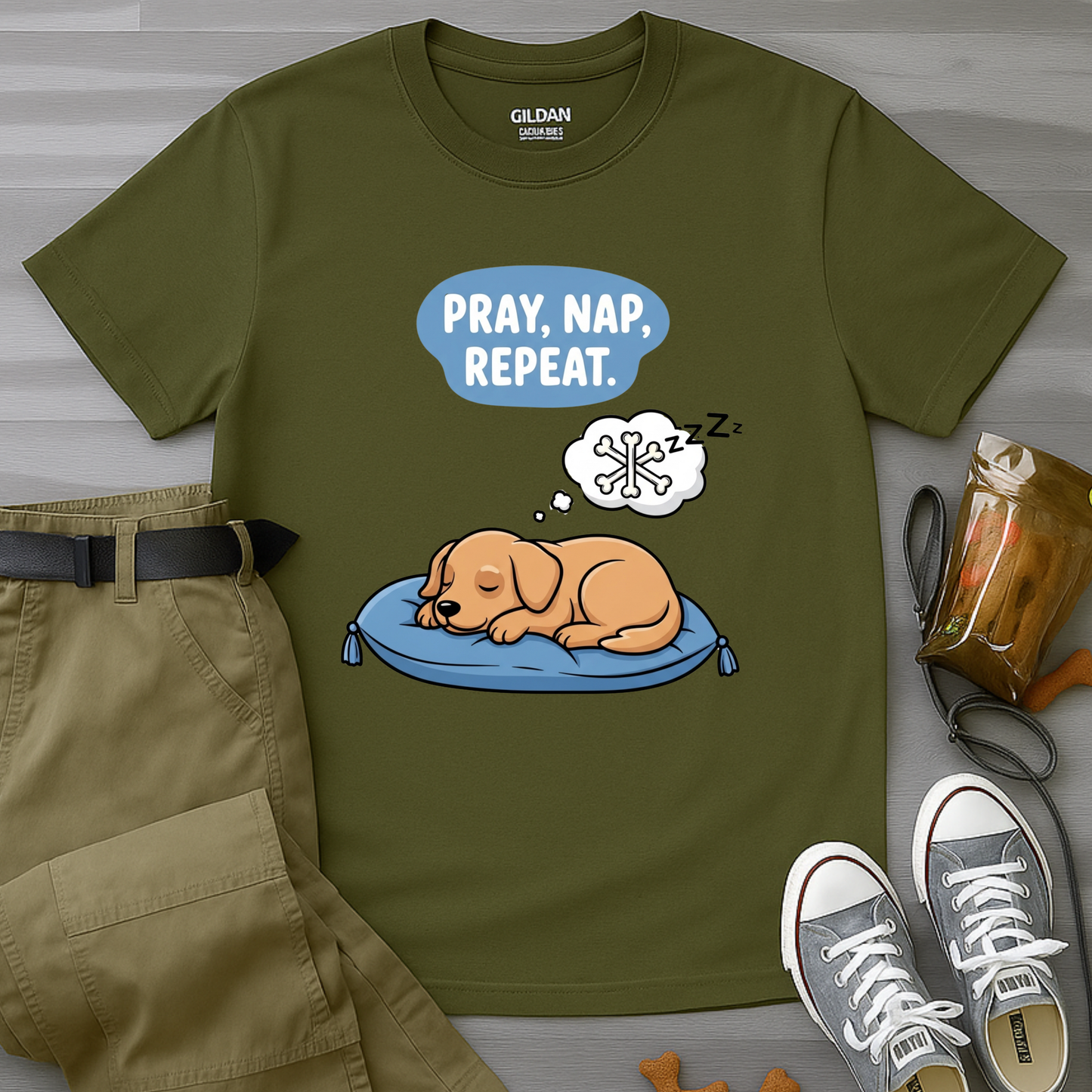 Pray, Nap, Repeat T-Shirt