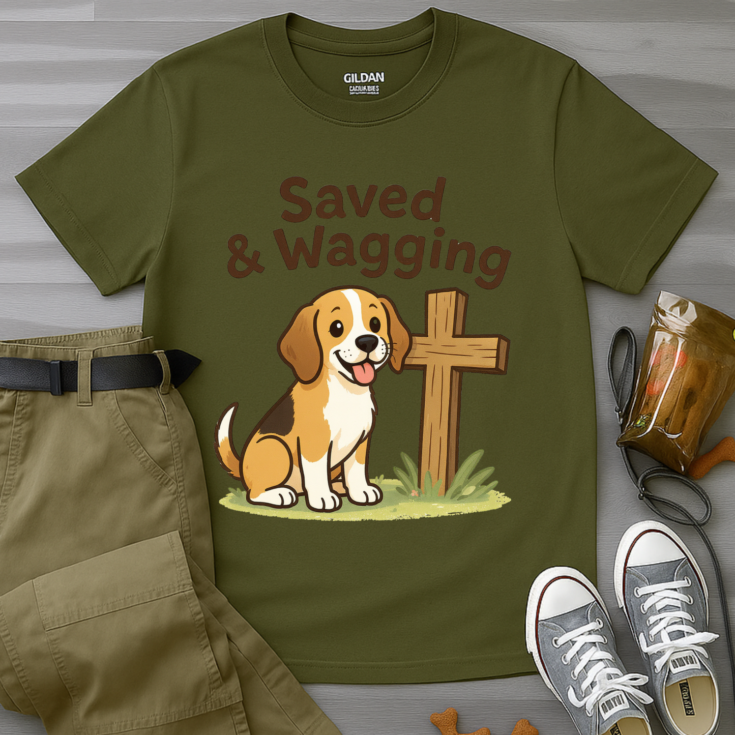 Saved & Wagging Beagle T-Shirt