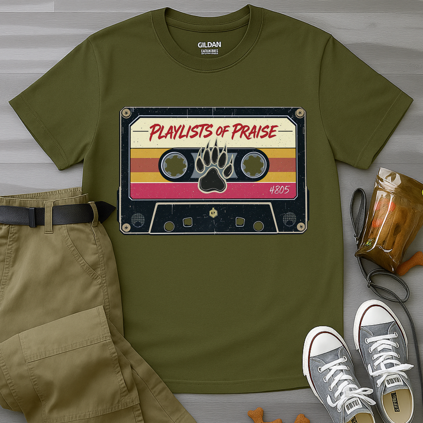 Playlists of Praise Cassette T-Shirt