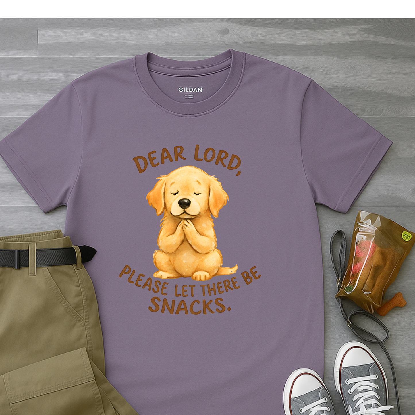 Dear Lord. Please Let There Be Snacks T-Shirt