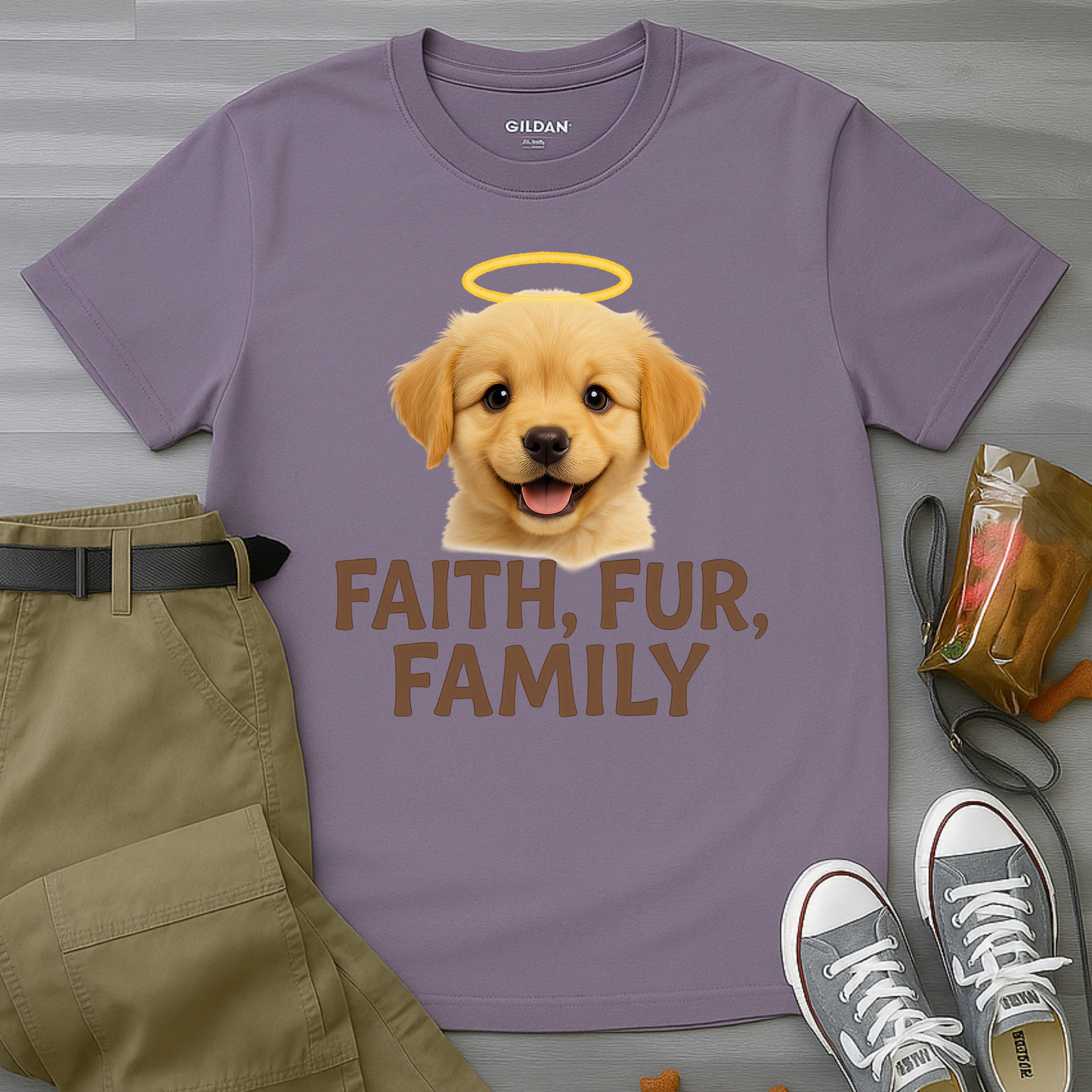 Faith, Fur, Family T-Shirt