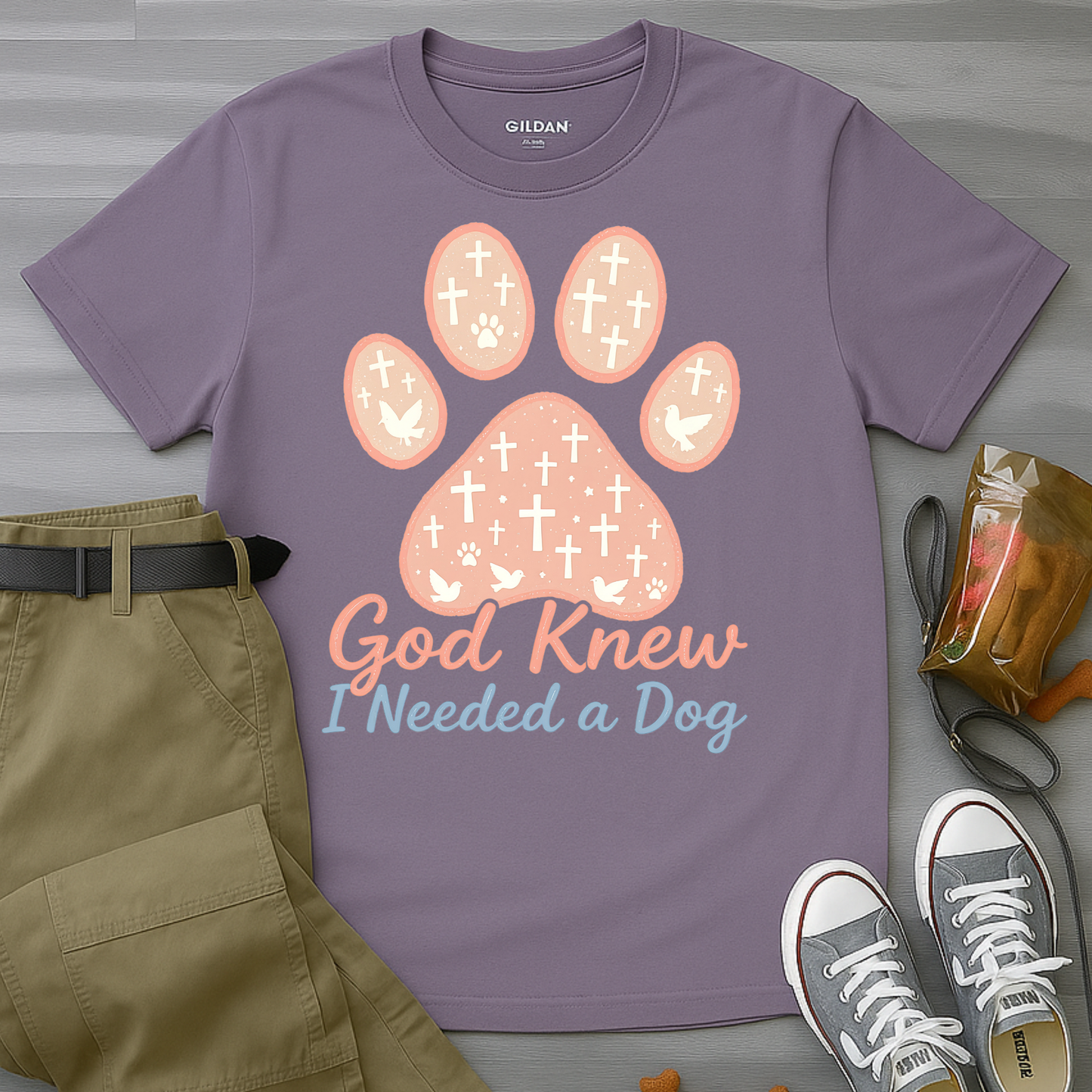 God Knew I Needed A Dog T-Shirt