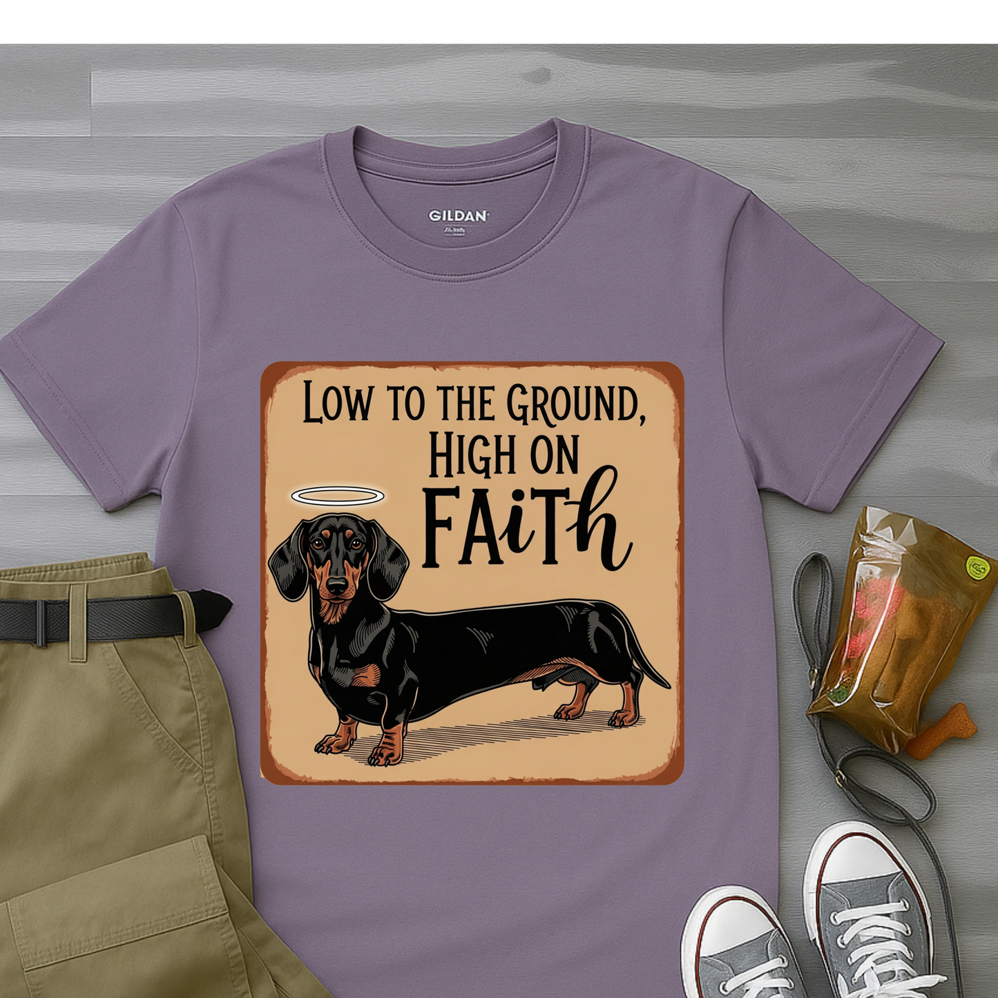 Low To The Ground High On Faith T-Shirt