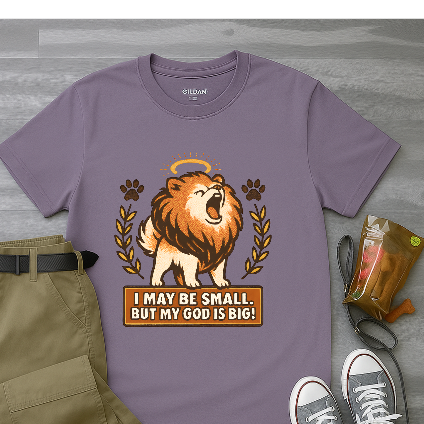 I May Be Small But My God Is Big T-Shirt