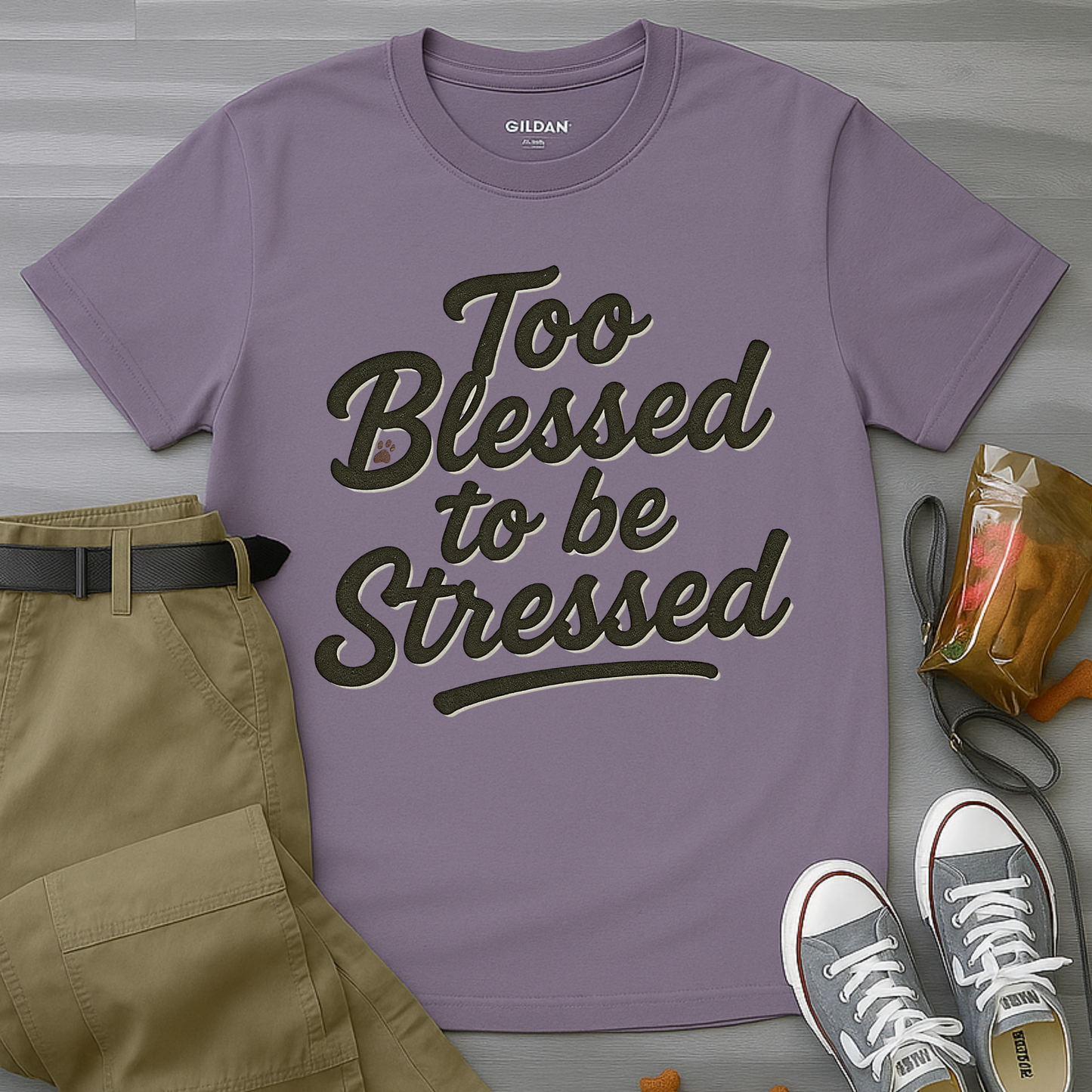 Too Blessed To Be Stressed T-Shirt