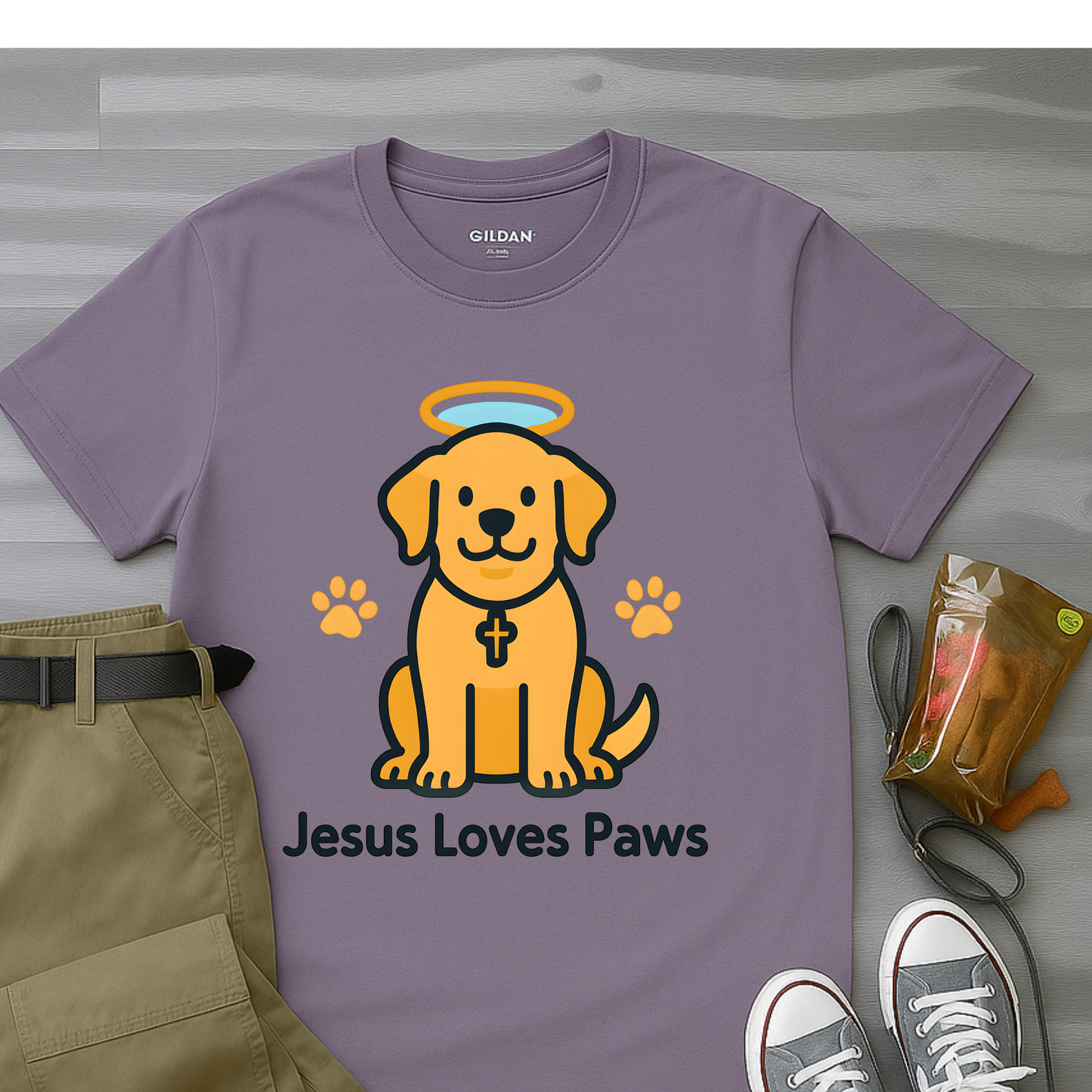 Jesus Loves Paws T-Shirt
