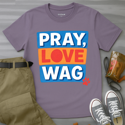 Pray Love Wag T-Shirt