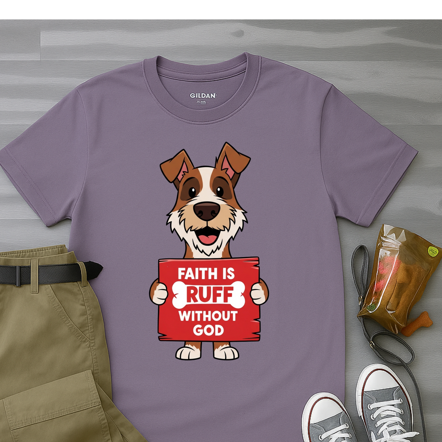 Faith Is Ruff Without God T-Shirt