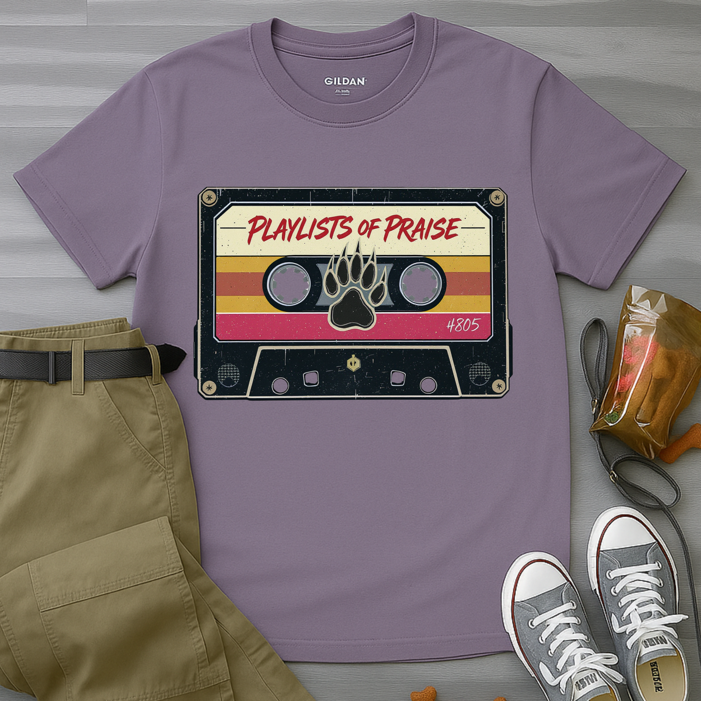 Playlists of Praise Cassette T-Shirt