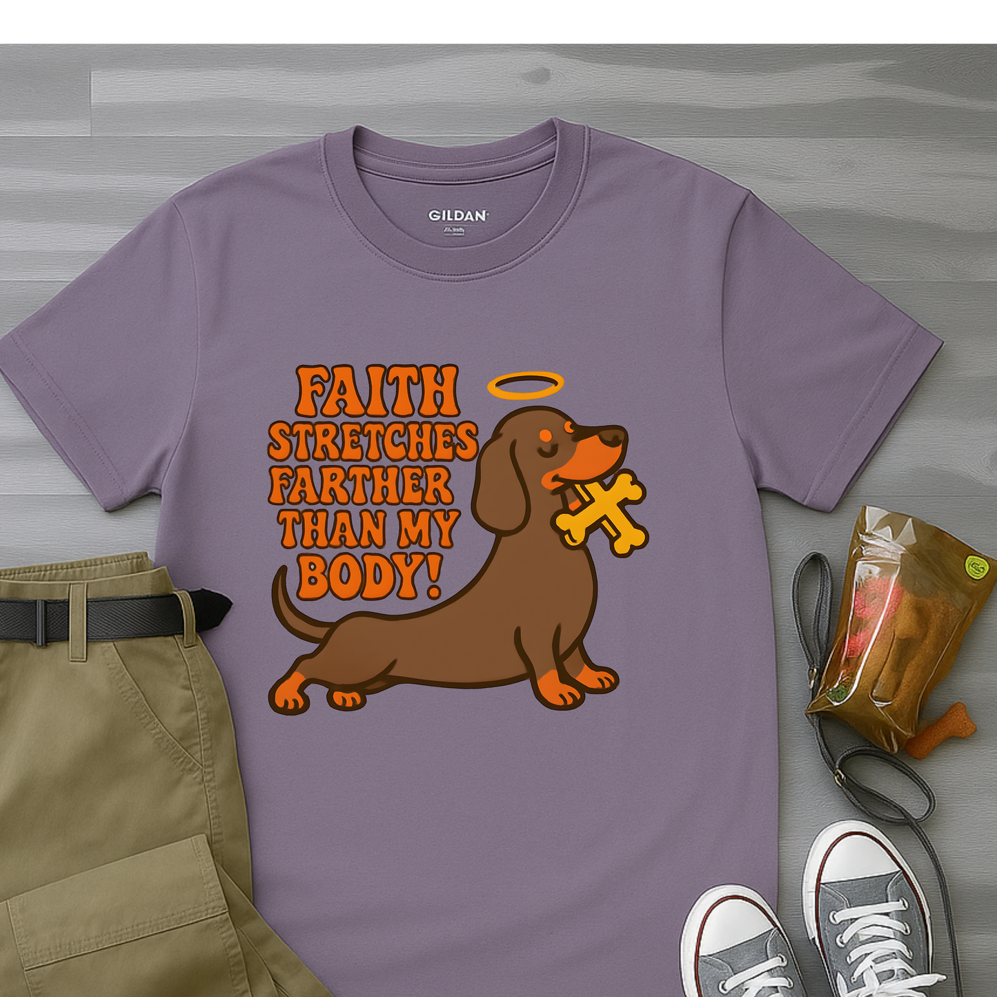 Faith Stretches Farther Than My Body T-Shirt