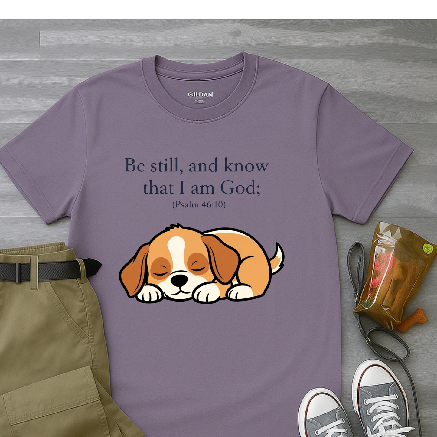 Be still, and know that I am God;(Psalm 46:10) T-Shirt
