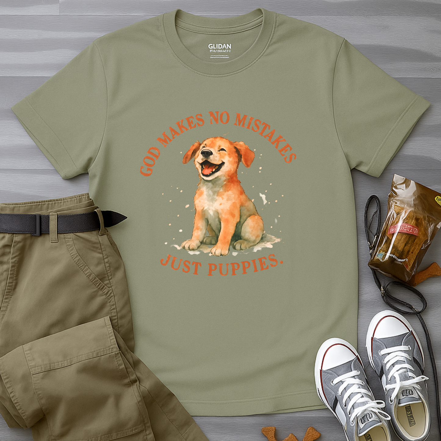 God Makes No Mistakes Just Puppies T-Shirt