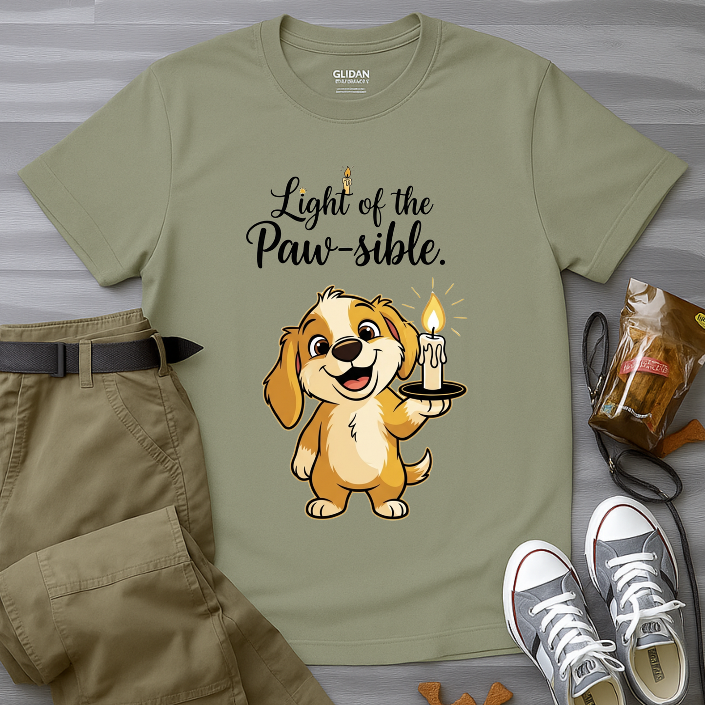 Light of the Paw‑sible T-Shirt