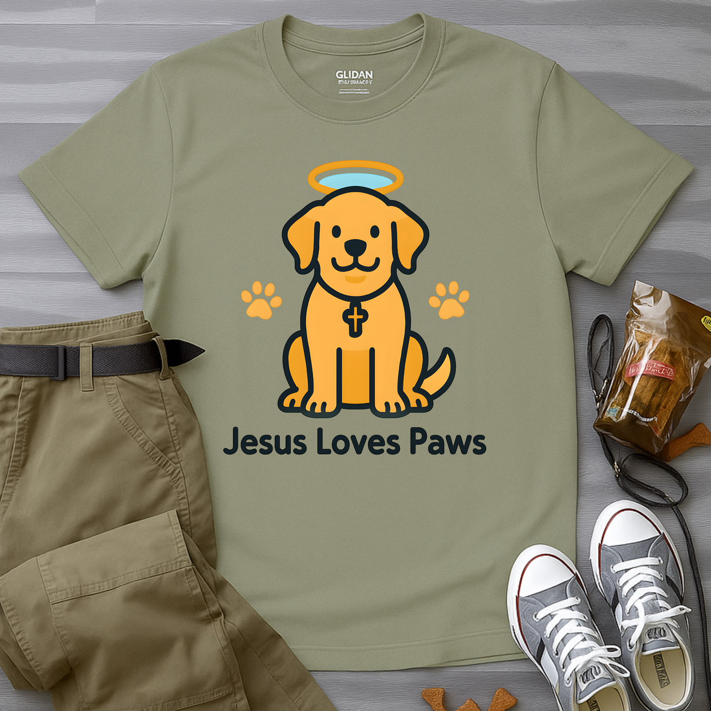 Jesus Loves Paws T-Shirt