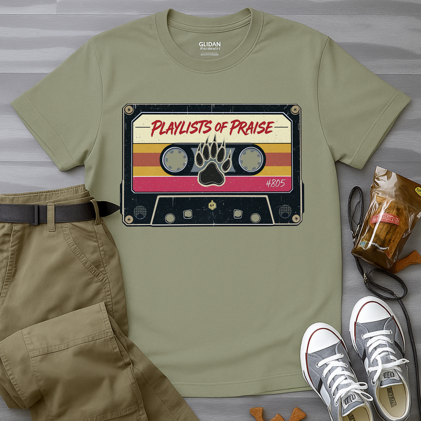 Playlists of Praise Cassette T-Shirt