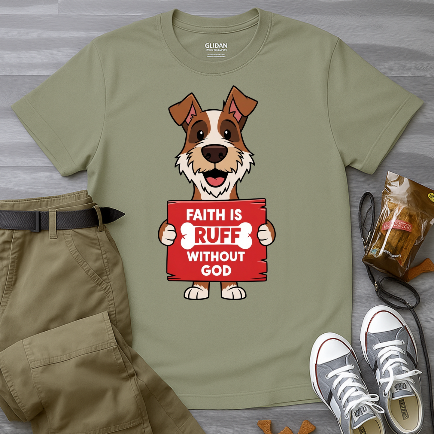 Faith Is Ruff Without God T-Shirt