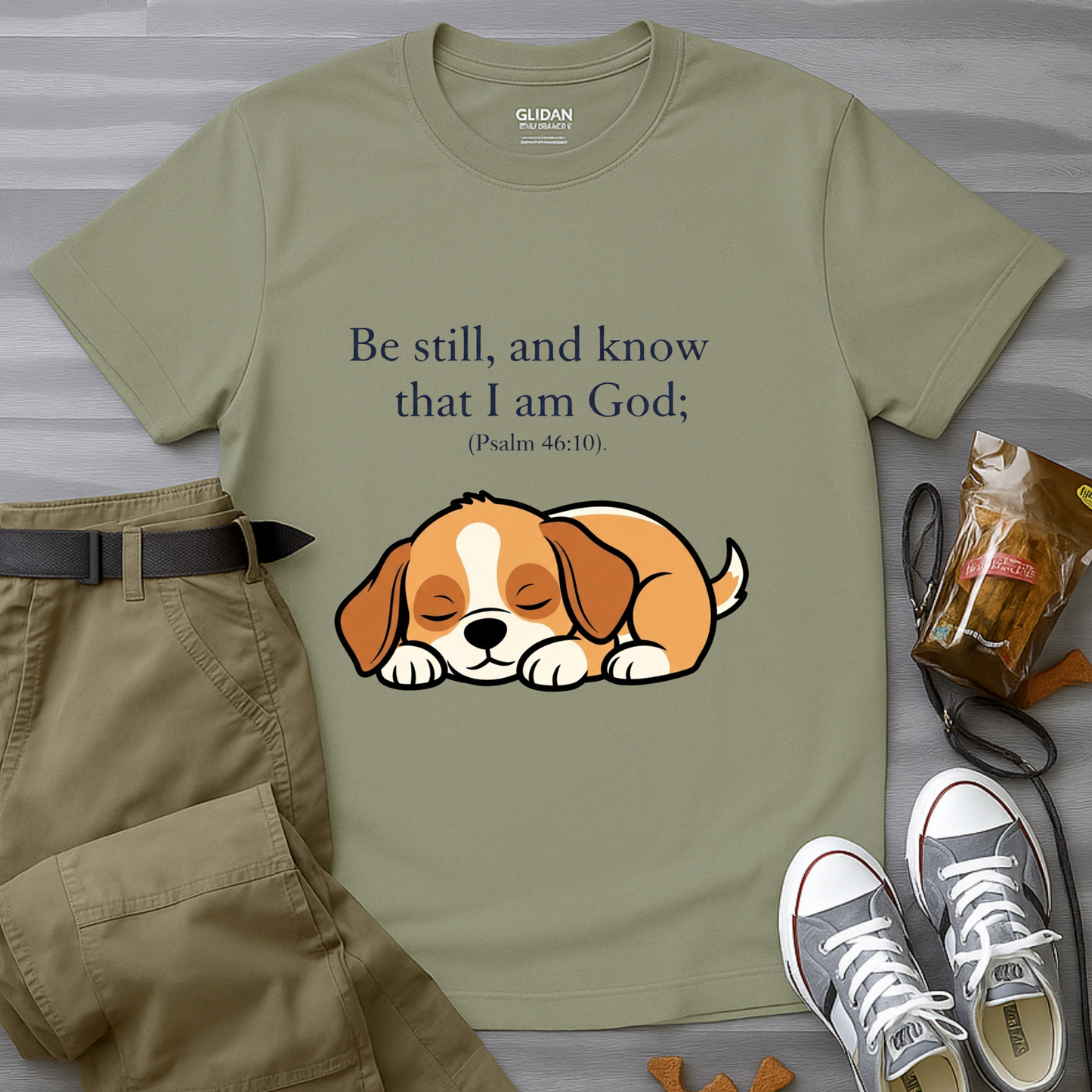 Be still, and know that I am God;(Psalm 46:10) T-Shirt