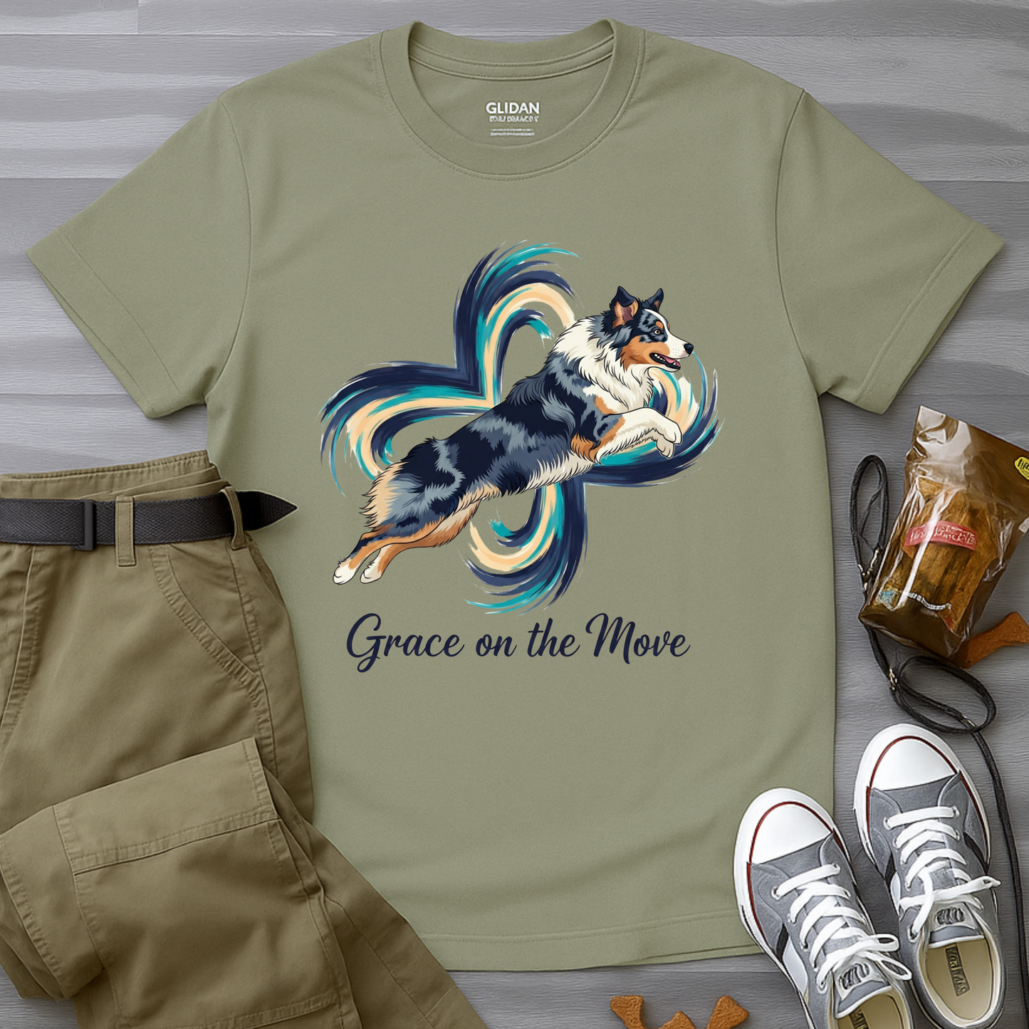 Grace on the Move, Aussie T-Shirt